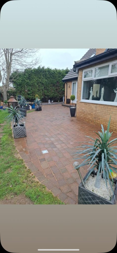 Pressure Washed Drive